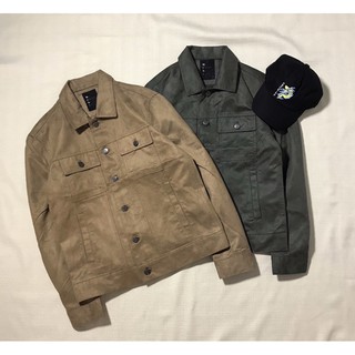 khoác da lộn top ten size 95 100 105 cỡ M L XL châu á