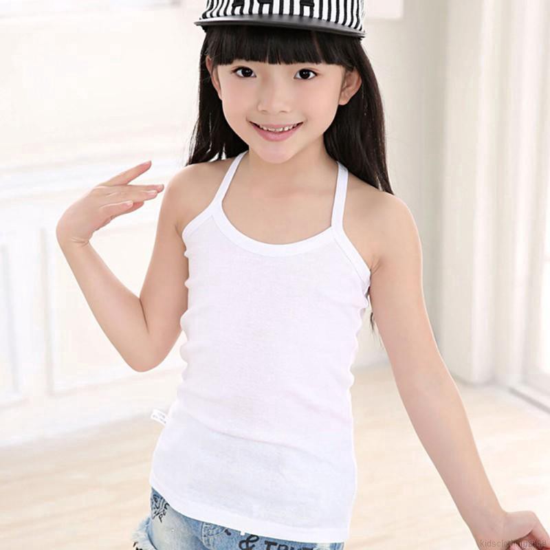 Áo Tank Top Nữ Không Tay Chất Cotton Cho Bé