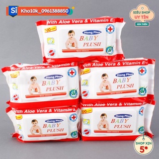 Giấy Ướt BABY Thiên Phúc Không Mùi Cho Bé Gói 100 Tờ