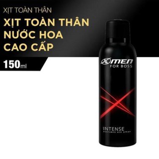 🍀🍀Xịt khử mùi X-men For Boss Intense - Hương nước hoa