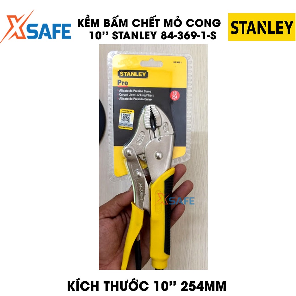 Kềm bấm chết STANLEY mạ bạc bóng chống gỉ chống xít Kìm VDE Stanley hợp kim thép cứng cáp, chịu lực chịu nhiệt tốt