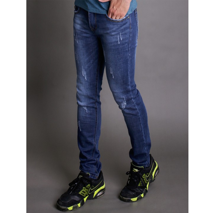 Quần Jean Nam Rách Gối Phong Cách Hàn Quốc | BigBuy360 - bigbuy360.vn