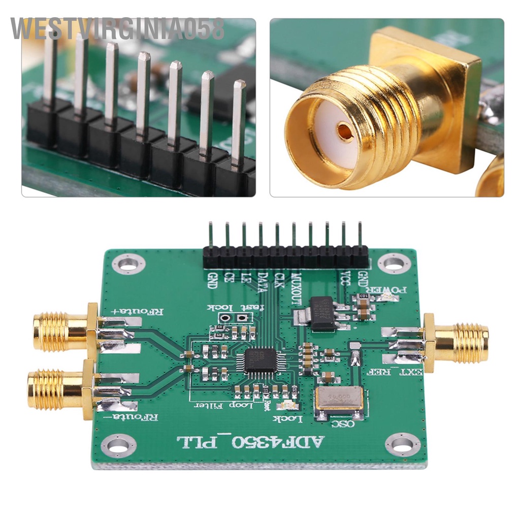 Có thể bán buôn Nguồn tín hiệu RF 137M ‑ 4 4GHz Bộ tổng hợp tần số vòng lặp khóa ADF4350 Ban phát triển Westvirginia058 Hàng giao ngay