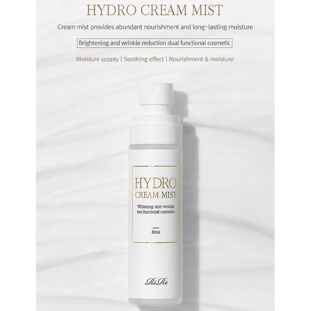 (Bill Sẵn) Xịt dưỡng ẩm,dưỡng trắng da Rire Hydro Cream Mist