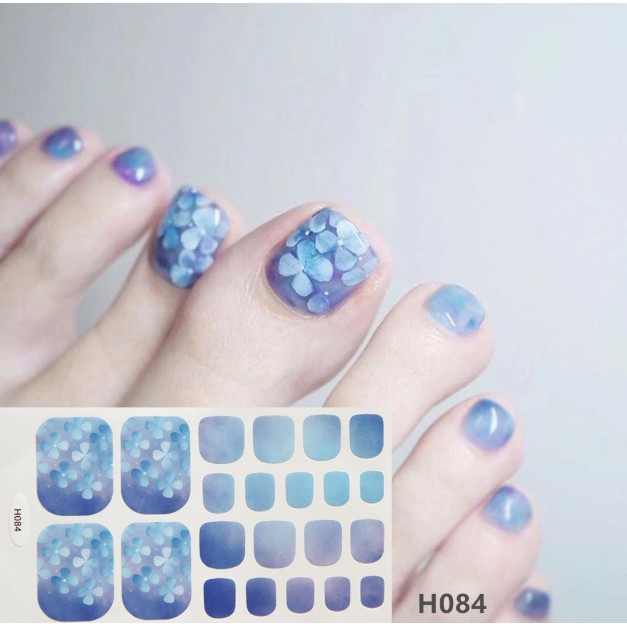 [Mã COSHOT27 giảm 10% đơn 300K] Bộ 22 Miếng Dán Móng Chân Sticker Nails H081-H100 | BigBuy360 - bigbuy360.vn