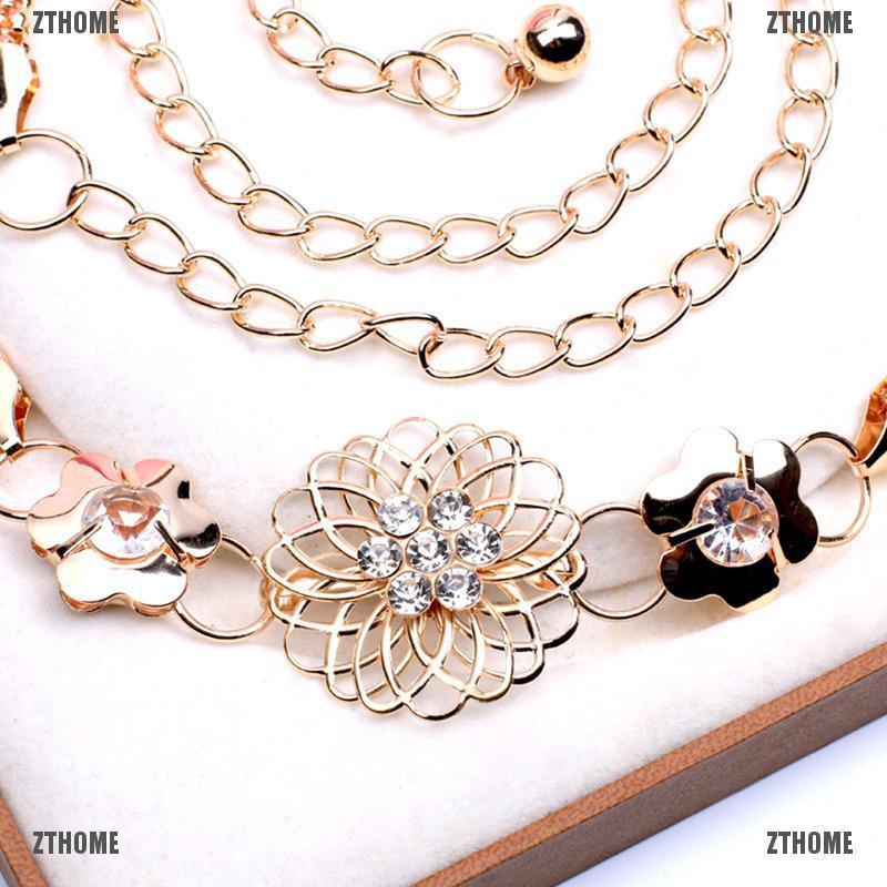 Thắt Lưng Dây Xích Bằng Kim Loại Thiết Kế Thanh Lịch Thời Trang