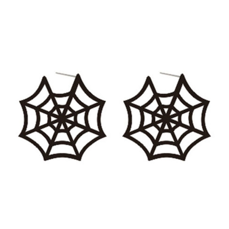 Khuôn Làm Bông Tai Epoxy Hình Mạng Nhện Phong Cách Halloween Độc Đáo DIY