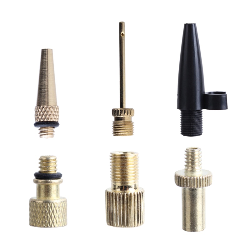 Adapter Chuyển Đổi Bơm Hơi Presta &amp; Schrader Bằng Đồng Thau Chuyên Dụng Cho Xe Đạp