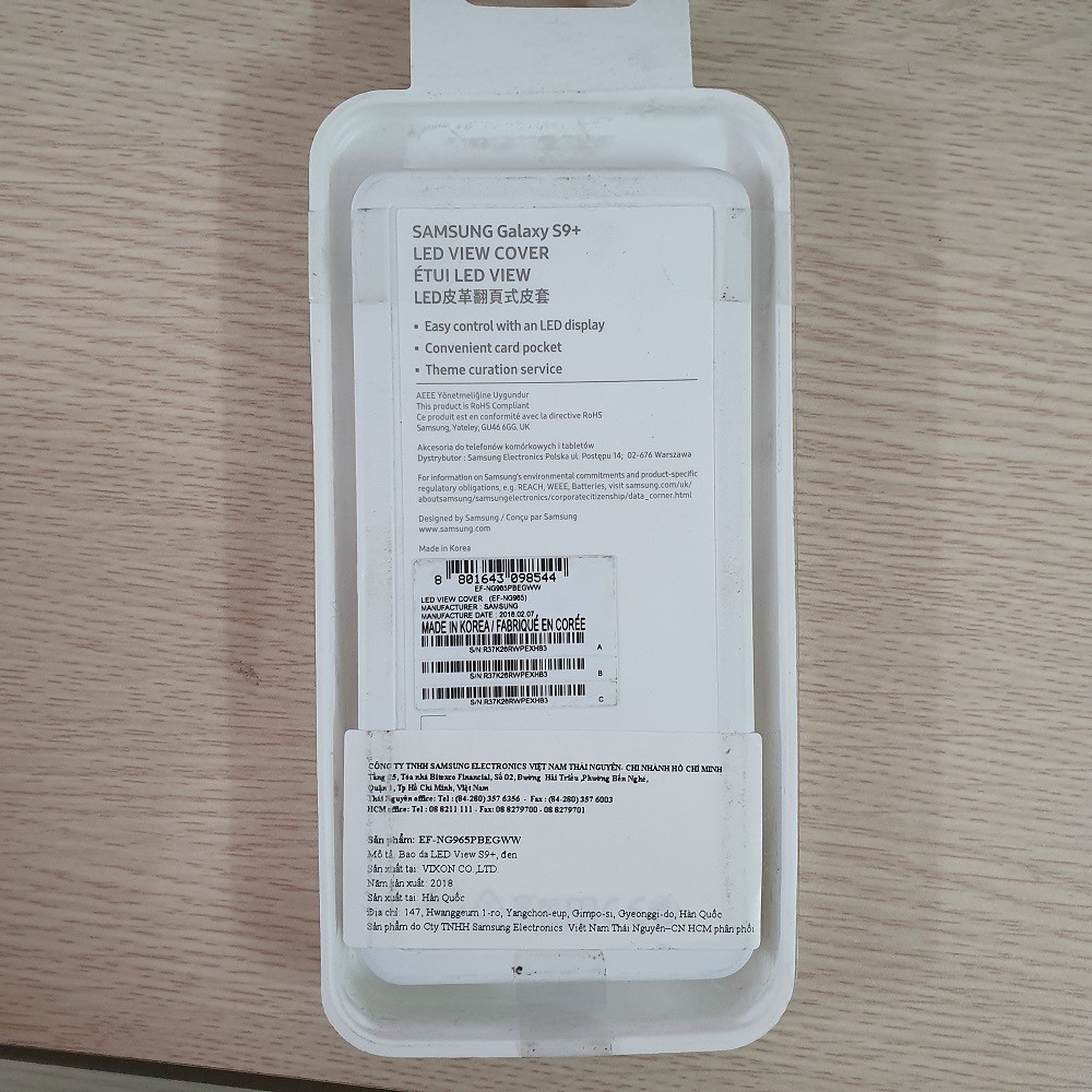 Bao da S9 Plus Led View chính hãng