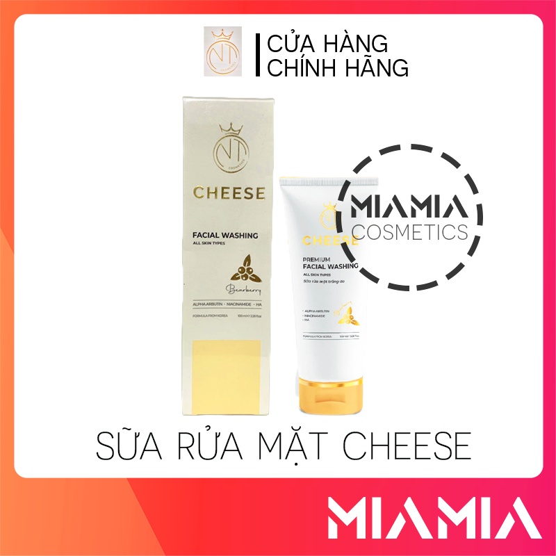 Sữa Rửa Mặt Cheese NT Cosmetics Chính Hãng