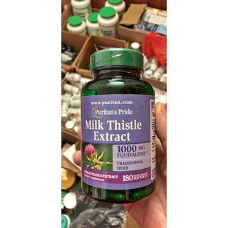 Bổ gan milk thistle 1000 mg puritan lọ 180 viên date 2027