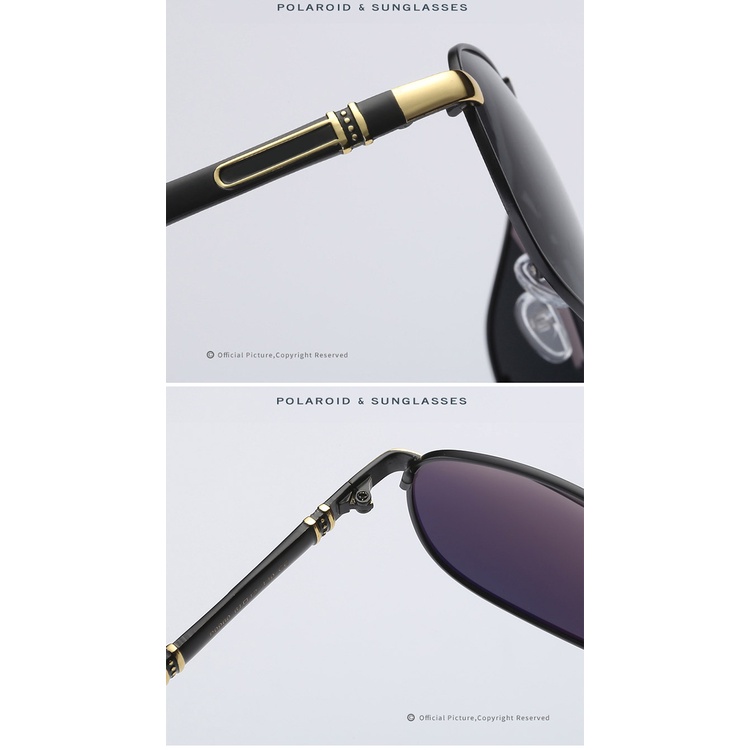 Kính mát phân cực ZEliN 0960 kiểu dáng cổ điển mẫu mới dành cho nam