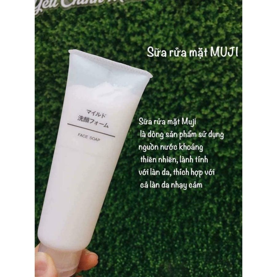 Sữa Rửa Mặt Muji Face Soap 120g Nhật Bản srm dưỡng ẩm trắng hồng lành tính cho da nhạy cảm giá rẻ thông dụng | BigBuy360 - bigbuy360.vn
