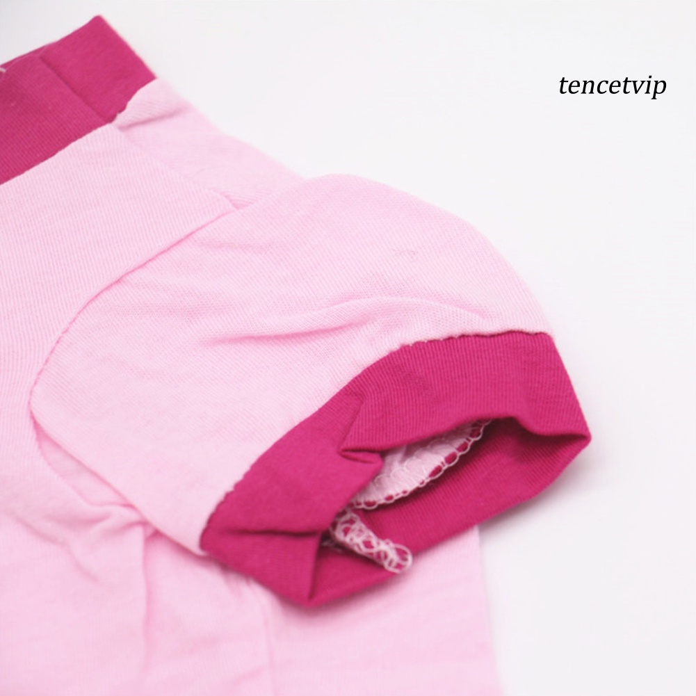 Áo Thun Cotton Tay Ngắn In Chữ Và Cây Dù Dễ Thương Cho Thú Cưng