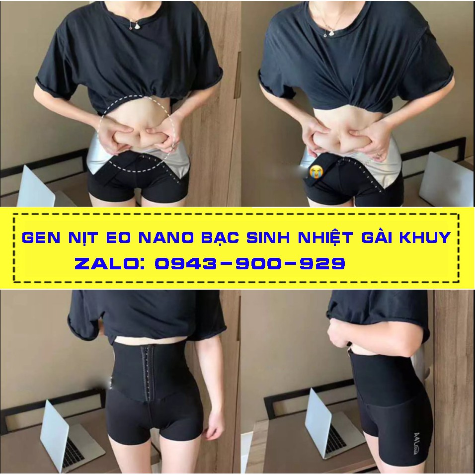 Quần Gen Nịt Bụng Nano Bạc Sinh Nhiệt Gài Khuy ,Dành cho các mẹ sau sinh, chị em mặc váy ôm bó,body