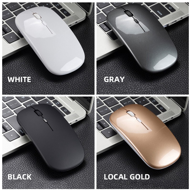 Chuột không dây COD Bộ thu 2.4Ghz Chuột quang điều chỉnh không dây Chuột có thể sạc lại cho máy tính xách tay PC