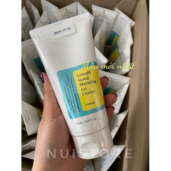 Sữa rửa mặt dịu nhẹ Cosrx Low Ph Good Morning Gel Cleanser 150ml