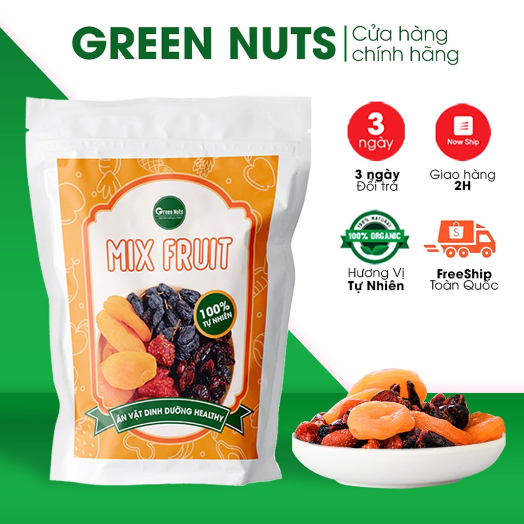 Nho khô đen sấy dẻo GREEN NUTS không đường nguyên vị trái cây sấy dẻo, đồ ăn vặt mẹ bầu ăn kiêng healthy.