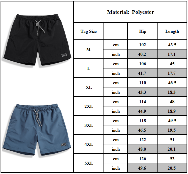 Quần Short Nam Thể Thao Đi Biển Mùa Hè Size M-4Xl