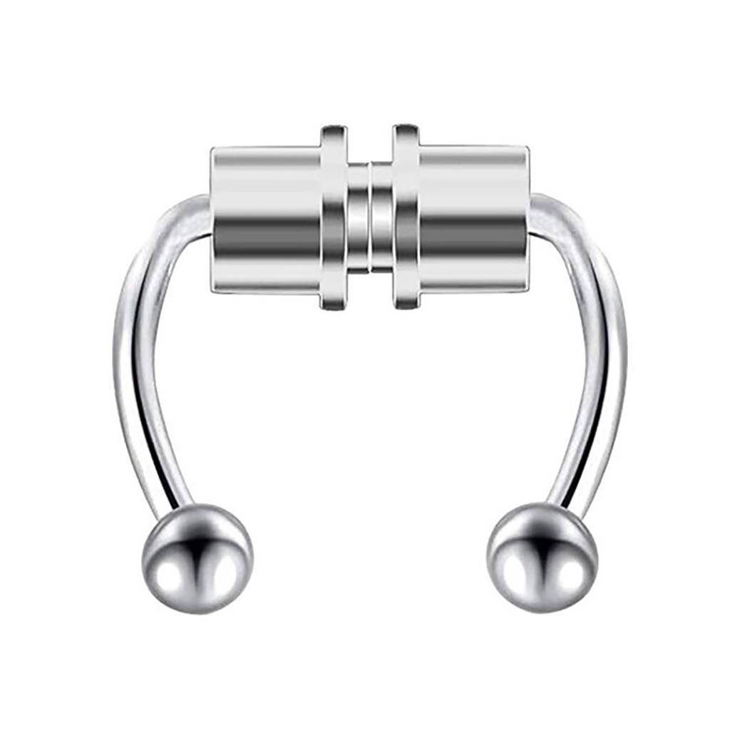 Khuyên Mũi Nam Châm Chất Liệu Hợp Kim