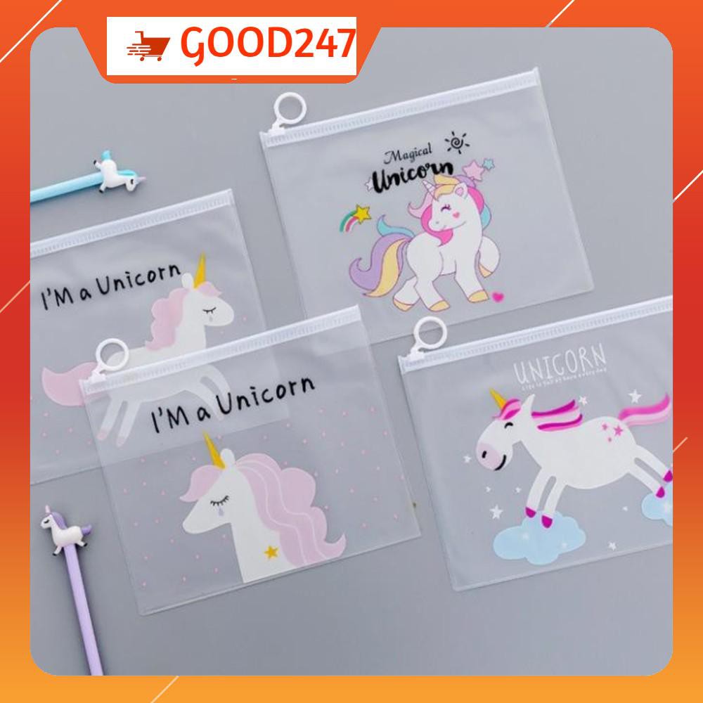 Túi zip lụa đựng bút SIÊU CUTE Good247
