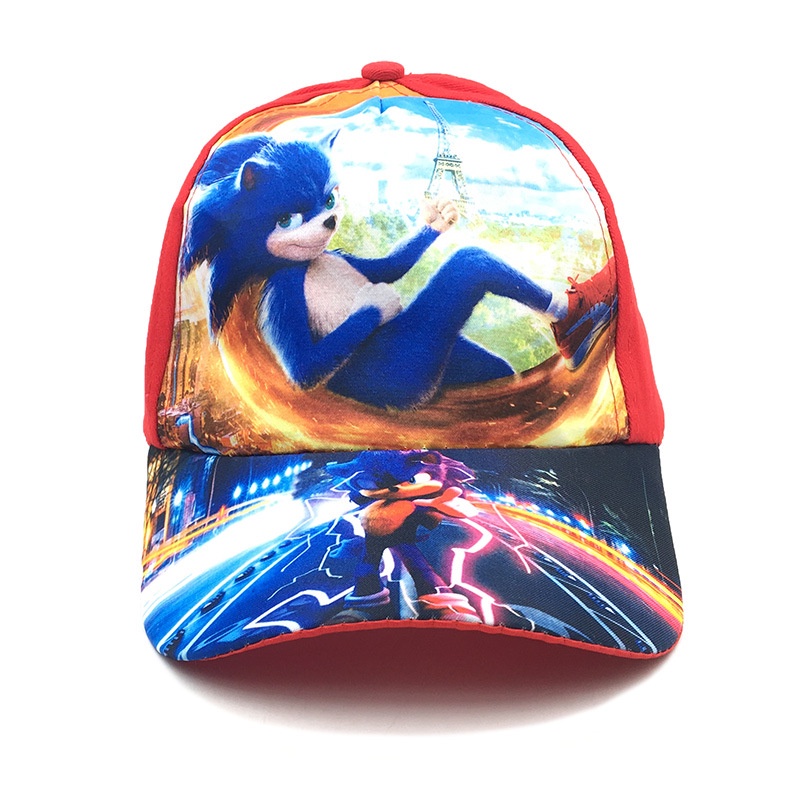 Mũ Lưỡi Trai In Hình Nhân Vật Sonic the Hedgehog Thời Trang Cho Nam Nữ