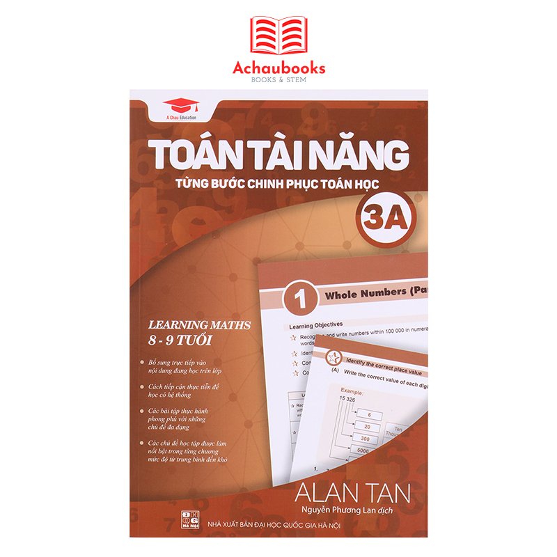 [Mã BMBAU50 giảm 7% đơn 99K] Sách: Toán Tài Năng 3A - Á Châu Books - Toán Lớp 3