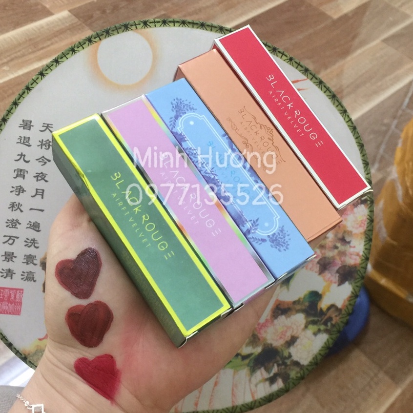 ( mua 3 sỉ 18k ) Son Handmade Black.ver5 ver6 ver7 đủ mã A12 A22 A26 A32 A37 | Thế Giới Skin Care