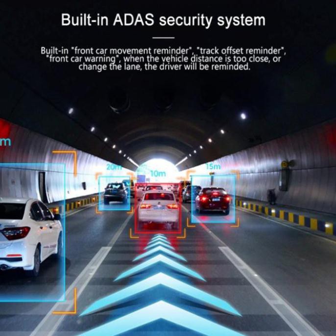 Camera hành trình ô tô U6 - camera hành trình có ADAS, GPS, cảnh báo va chạm - cắm cổng USB màn android - BH 1 năm