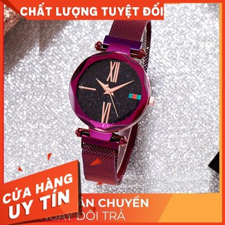 🔥FREE SHIP💥🔥 - SIÊU PHẨM HÀNG CHÍNH HÃNG  [HÀNG HOT ĐƯỢC TRỢ GIÁ] ĐỒNG HỒ NỮ ULZZANG 2702 - TÍM DÂY THÉP HOT TREND