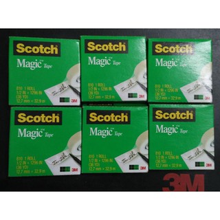 BĂNG KEO KỲ DIỆU 3M 810 SCOTCH MAGIC TAPE 12,7mmx32,9m