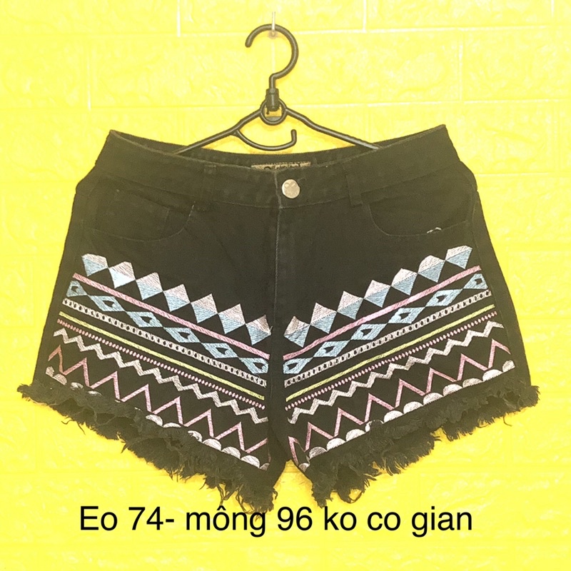 thanh lý quần short jean size lớn chi tiết trên ảnh