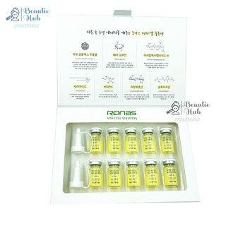 Tế bào gốc ronas vitamin c stem vitacell solution chính hãng korea hộp 10 lọ
