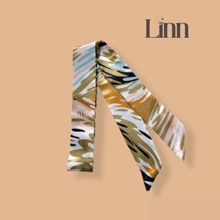 Dây cột tóc, khăn lụa, khăn turban cột tóc cột túi xách vải lụa mềm Linn