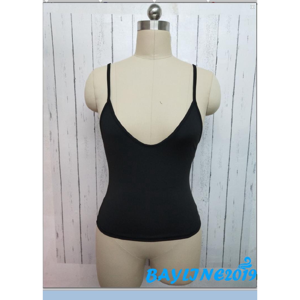 Áo Hai Dây Màu Trơn Quyến Rũ Thời Trang Cho Phụ Nữ