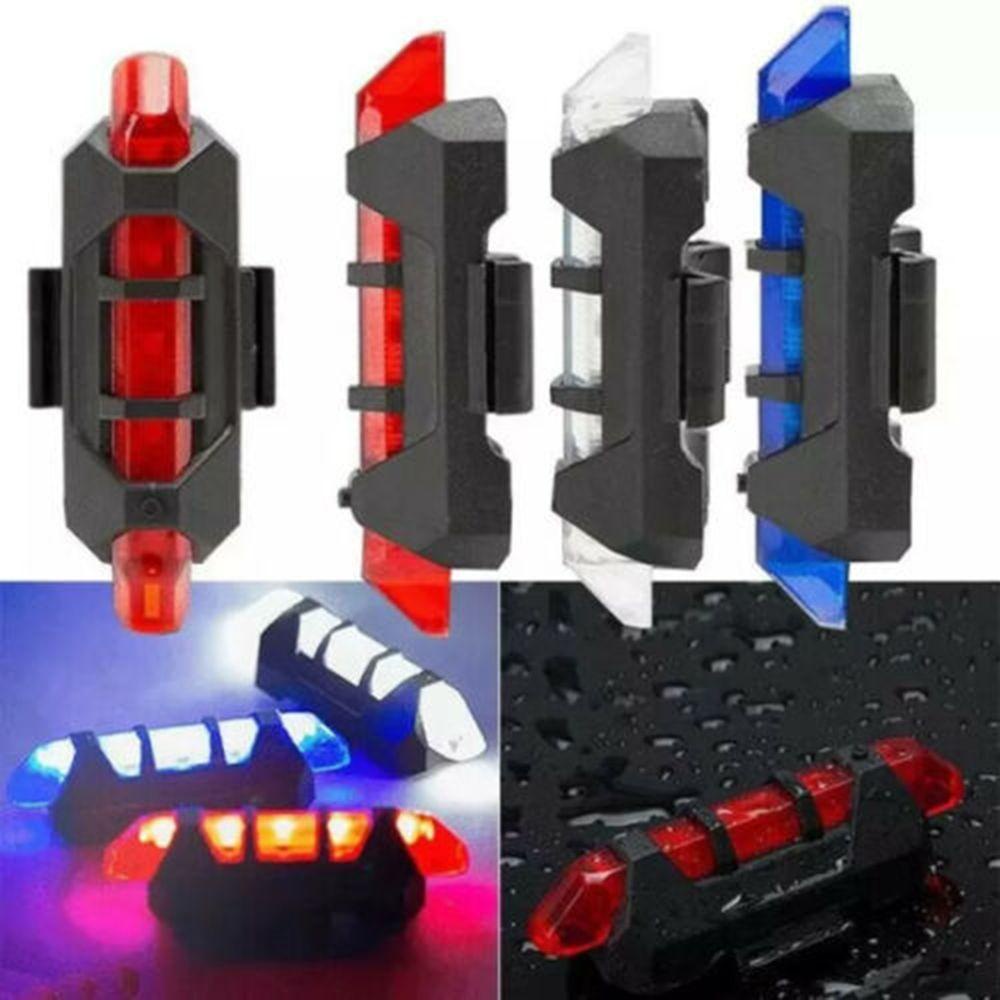 MELODG Đèn LED 5 Bóng Gắn Xe Đạp