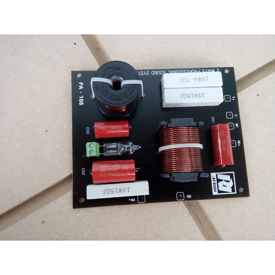 Phân tần 2 loa công suất lớn -2 MẠCH