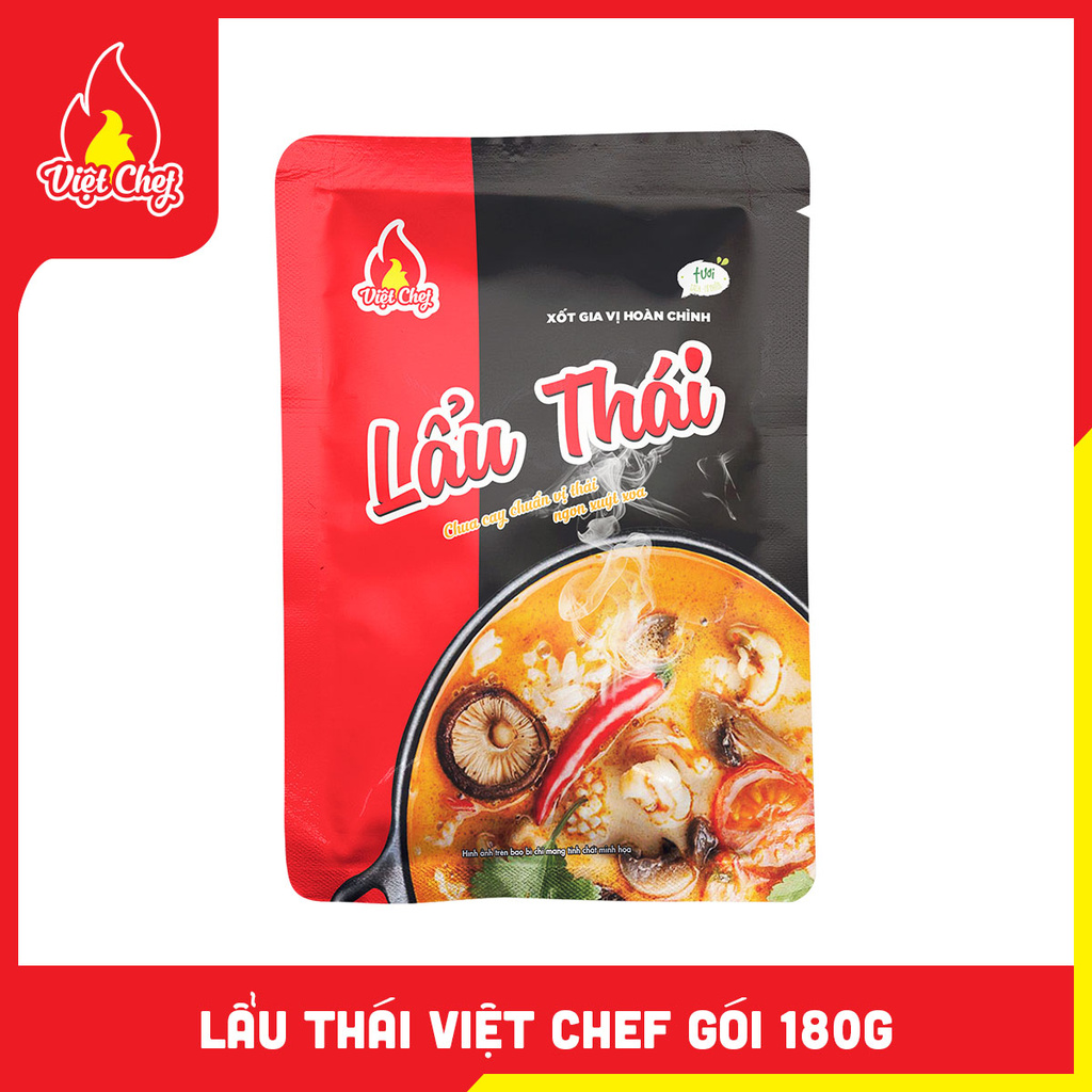 XỐT GIA VỊ LẨU THÁII GÓI 180G - Gia vị lẩu thái tiện lợi