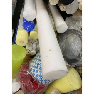 Nhựa POM cây 50x500mm Trắng- Đen