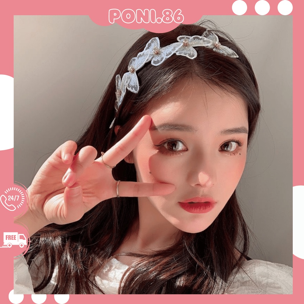 Băng đô, cài tóc, bờm trắng, đen phù hợp cho cô dâu hoặc ohong cách tiểu thư nhẹ nhàng, vintage, cực điệu đà