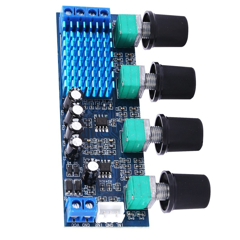 XH-M577 TPA3116D2 Audio High Power Tone Op Amps DC 12-24V Dual-channel Stereo 2 x 80W Digital Amplifier Board B4-003