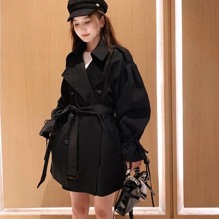 Áo Khoác Gió Dáng Rộng Thiết Kế Mới Năng Động Thời Trang Dành Cho Nữ