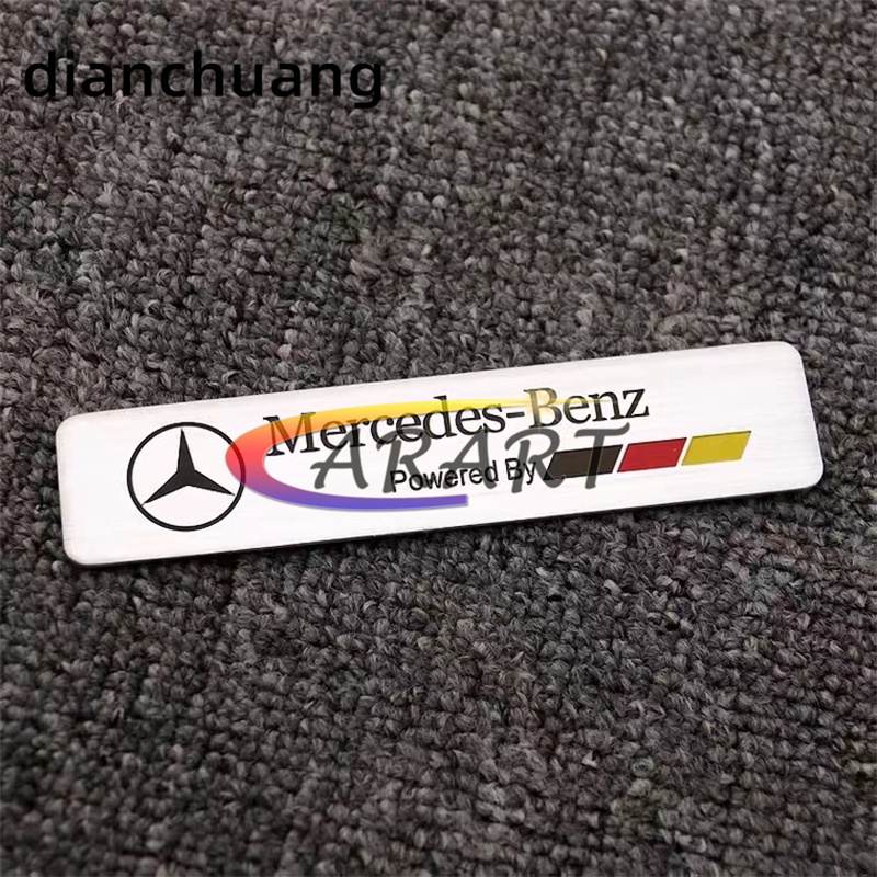 1 Nhãn Dán logo apple tree amg Trang Trí Xe Hơi mercedes