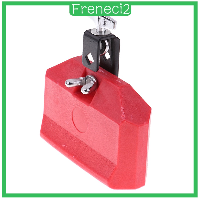 [FRENECI2] High Pitched Cowbell ABS Cow Bell Cattlebell Drum Percussion Red