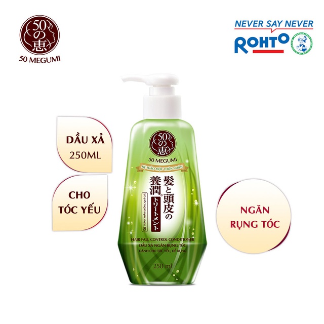 Dầu xả ngăn rụng tóc Megumi Hair Fall Control 250ml