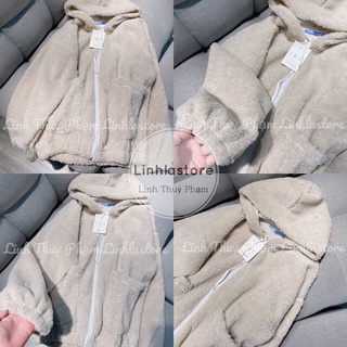 ÁO HOODIE BÔNG BE SỮA FORM TO RỘNG PHONG CÁCH ULZZANG ĐƯỜNG PHỐ ( ảnh thật + video shop chụp)