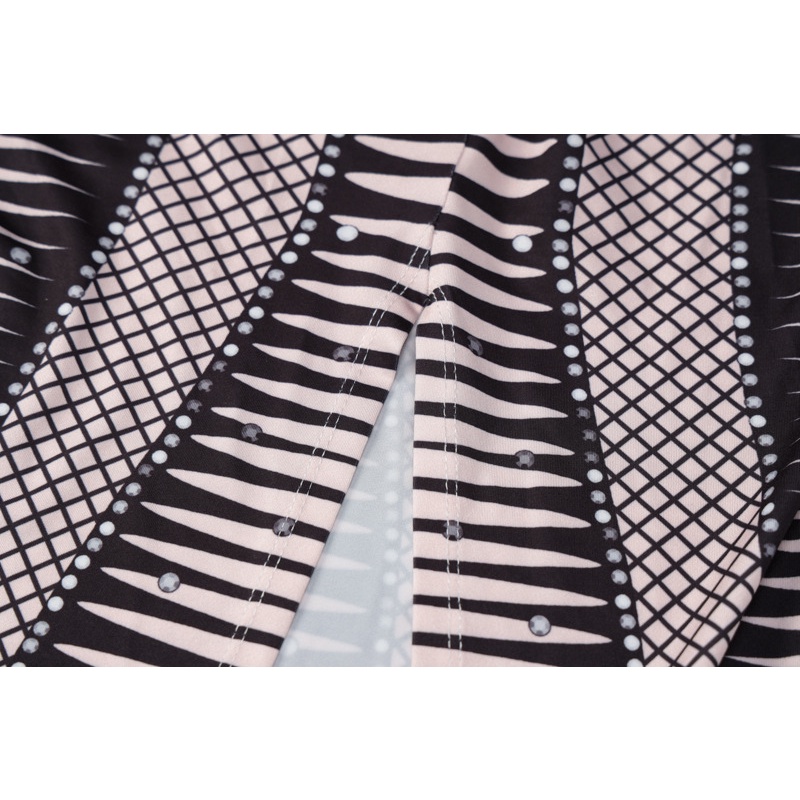 Đầm Dự Tiệc Không Tay Hở Lưng Họa Tiết Kẻ Sọc Đính Đá Lấp Lánh Thời Trang Cho Nữ