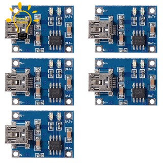 5X 5V Mini USB 1A Lithium Battery Charging Board ule Linear Charger Board for TP4056 TE106