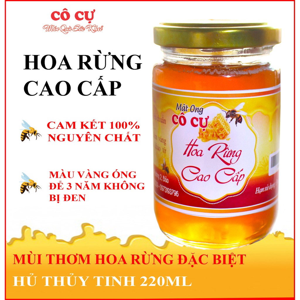 Mật ong nguyên chất Cô Cự hoa rừng cao cấp 100gr