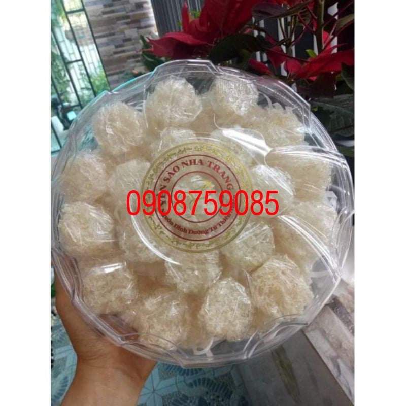 viên Yến Bi (đắp chân yến) Bình Thuận_yến vụn tổ ( vụn to sạch lông)+ 🎁